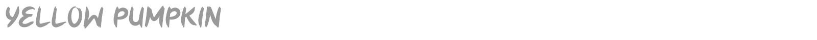Yellow Pumpkin font preview